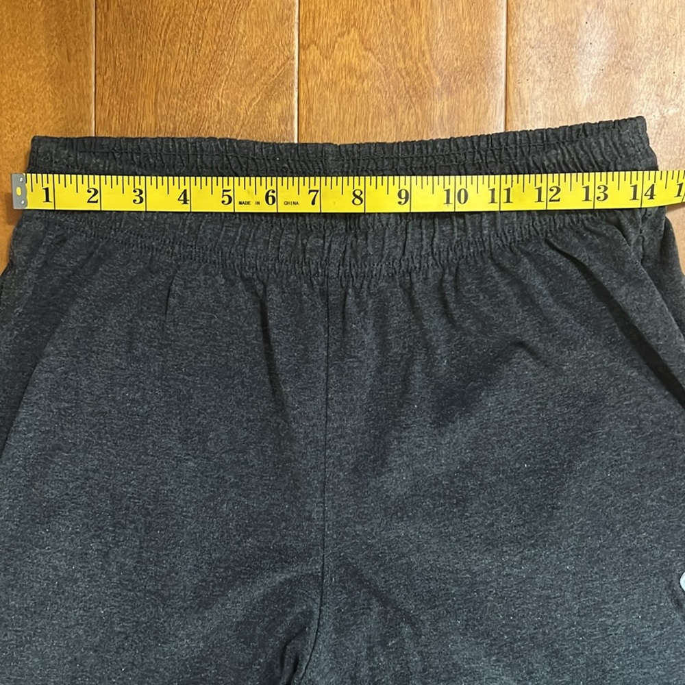 Champion Charcoal Grey Lightweight Sweatpants Tapered Ankles Size M Casual - Picture 5 of 10